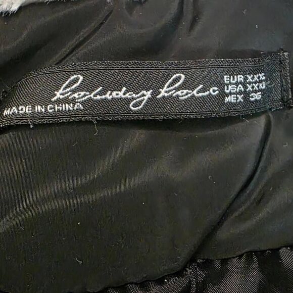 Black Hooded Vest Size 3XL - Picture 5 of 6